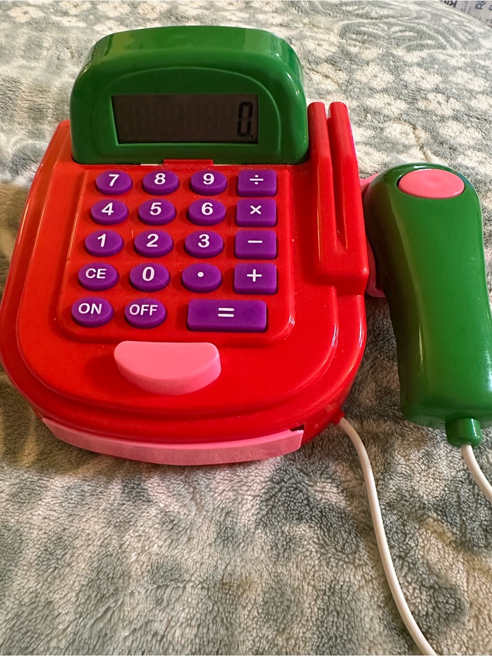 Toy Register - Green and Red